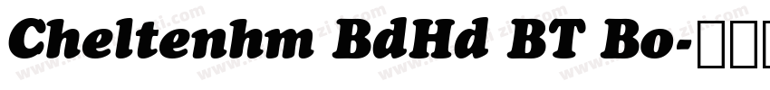 Cheltenhm BdHd BT Bo字体转换